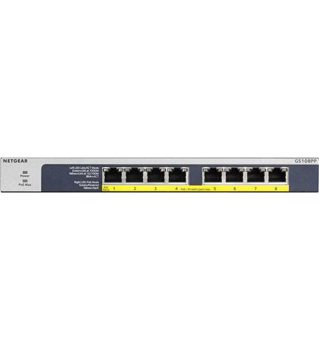 TeleDynamics | Product Details: NET-GS108PP-100NAS